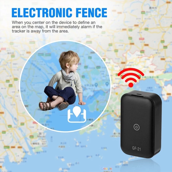 GPS nyomkövető gyerekeknek/időseknek, valós idejű helymeghatározás, riasztás, okos APP, 80m pontosság, autóhoz is - Wifi