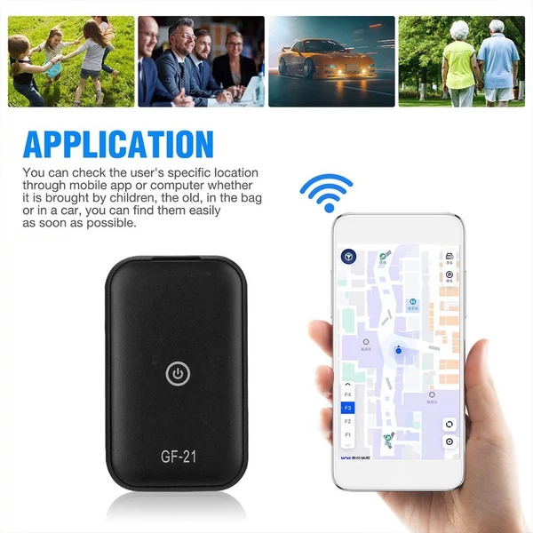 GPS nyomkövető gyerekeknek/időseknek, valós idejű helymeghatározás, riasztás, okos APP, 80m pontosság, autóhoz is - Wifi