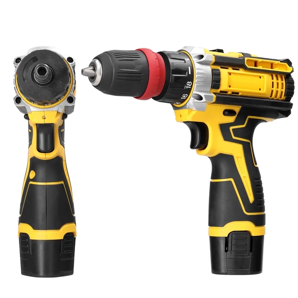 12 V 2 az 1-ben lítium fúró elektromos csavarhúzó, többfunkciós elektromos szerszám (2 db akkumulátorral)