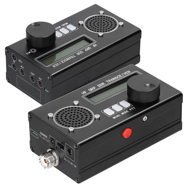 uSDR uSDX 8 sáv, SDR All Mode, nagyfrekvenciás SSB QRP adó-vevő tápellátással és SWR jelzővel