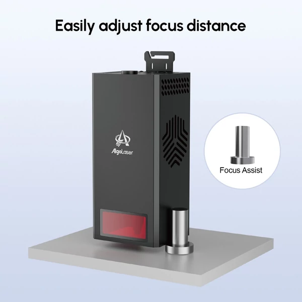 Algolaser 20W lézermodul ALM-20VDU, ultra vékony 0,15x0,12 mm-es lézerponttal, 500+ színes fémgravírozás, kompatibilis több lézervágóval