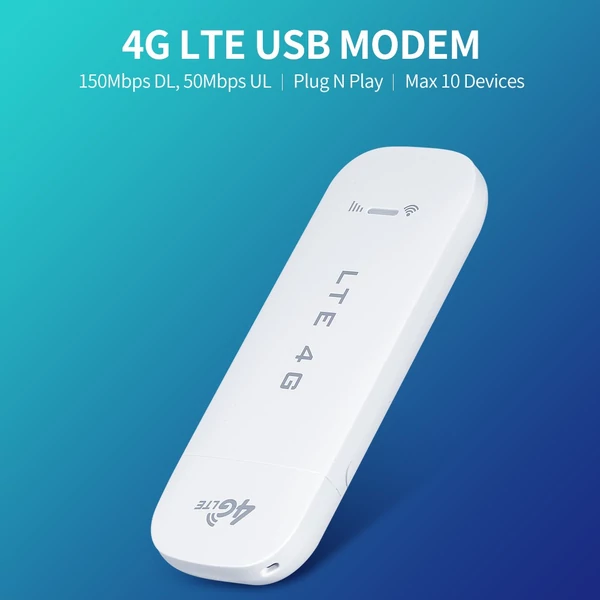 4G LTE USB modem, 4G router, mobil WiFi hotspot SIM kártya nyílással