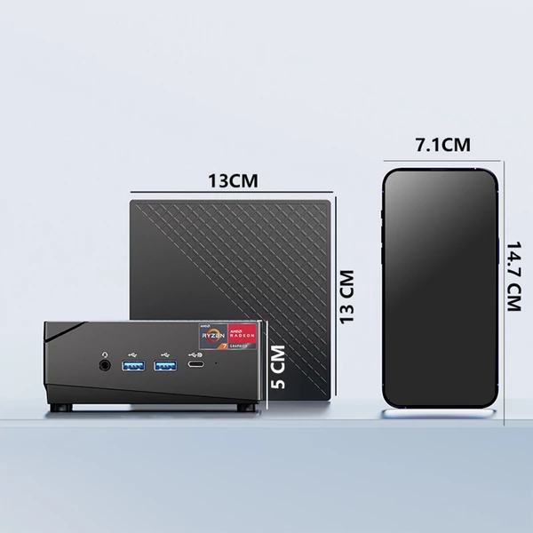 Mini PC, Windows 11, Mini asztali számítógép - 8G DRR4 RAM / 256G SSD
