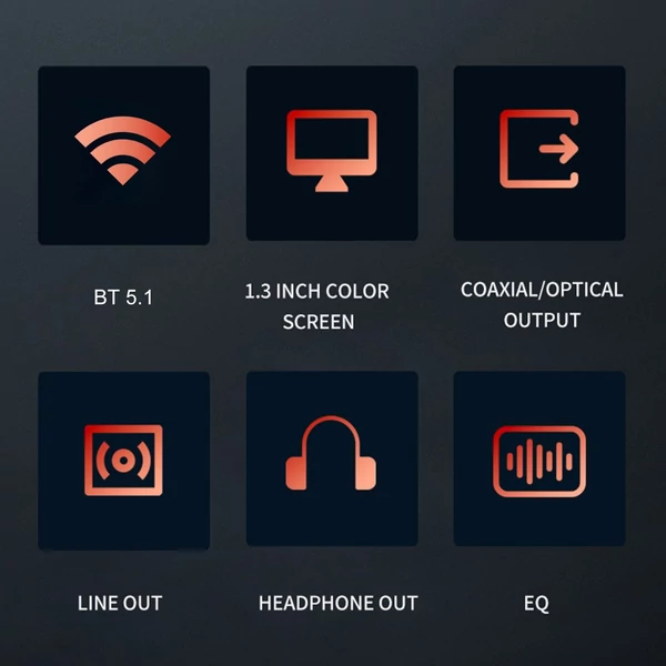 xDuoo XQ-50 Pro3 Hi-Fi BT konverter és fejhallgató-erősítő, vezeték nélküli audio dekóder erősítő