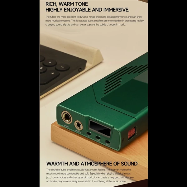 xDuoo XD-05T hordozható Hi-Fi DAC és csöves kiegyensúlyozott fejhallgató-erősítő