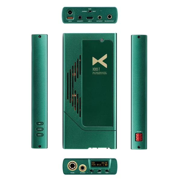 xDuoo XD-05T hordozható Hi-Fi DAC és csöves kiegyensúlyozott fejhallgató-erősítő