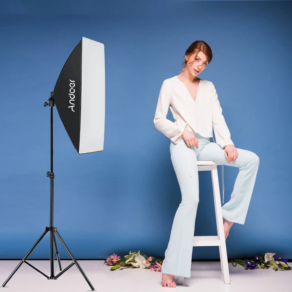 Andoer Stúdió fényképező lámpakészlet, Softbox világító készlet