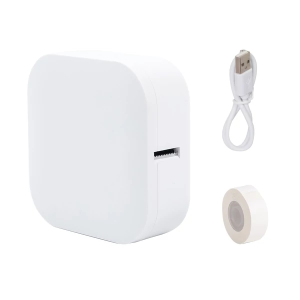 AIMO Q30 feliratozógép mini zsebes hőcímkenyomtató - 1 db címketekerccsel