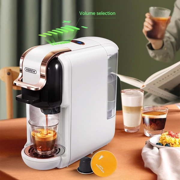 HiBREW H2B 5 az 1-ben elektromos kávéfőző 7 vízmennyiséggel választható - Fekete