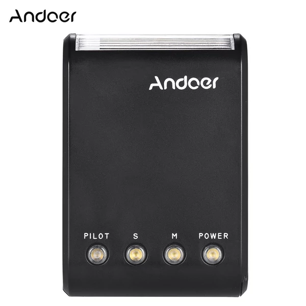 Andoer WS-25 professzionális hordozható mini digitális slave vaku Speedlite