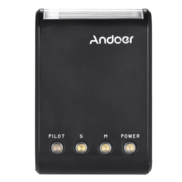 Andoer WS-25 professzionális hordozható mini digitális slave vaku Speedlite