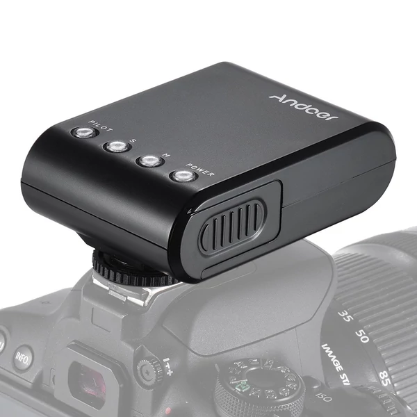 Andoer WS-25 professzionális hordozható mini digitális slave vaku Speedlite