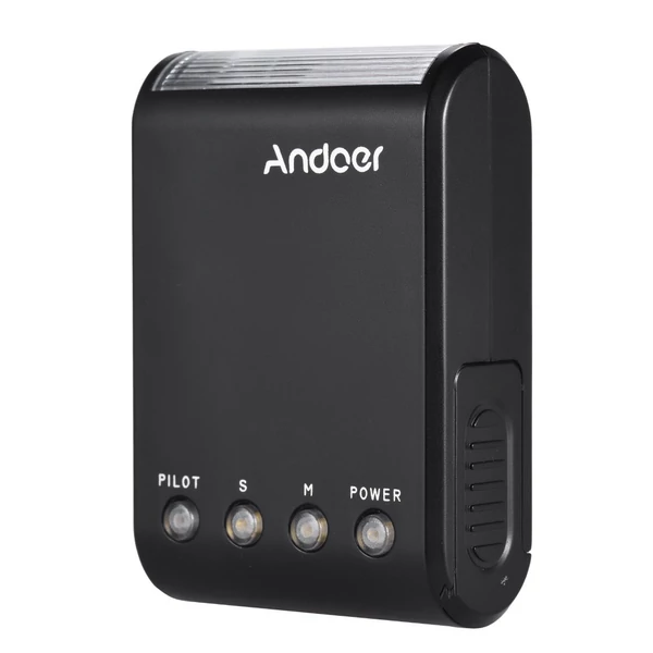 Andoer WS-25 professzionális hordozható mini digitális slave vaku Speedlite