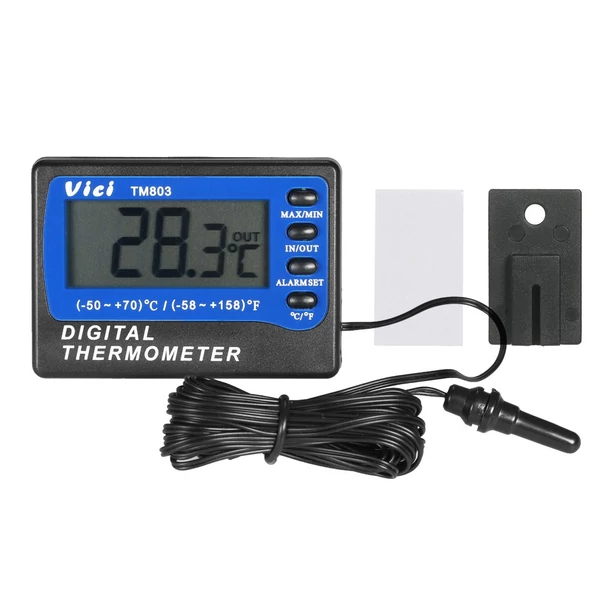 Vici Mini LCD digitális hőmérő, hőmérsékletmérő