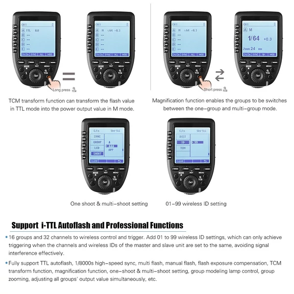 Godox AD600Pro 600Ws TTL GN87 1/8000s HSS kültéri vaku