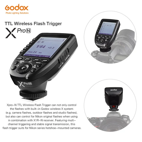 Godox AD600Pro 600Ws TTL GN87 1/8000s HSS kültéri vaku