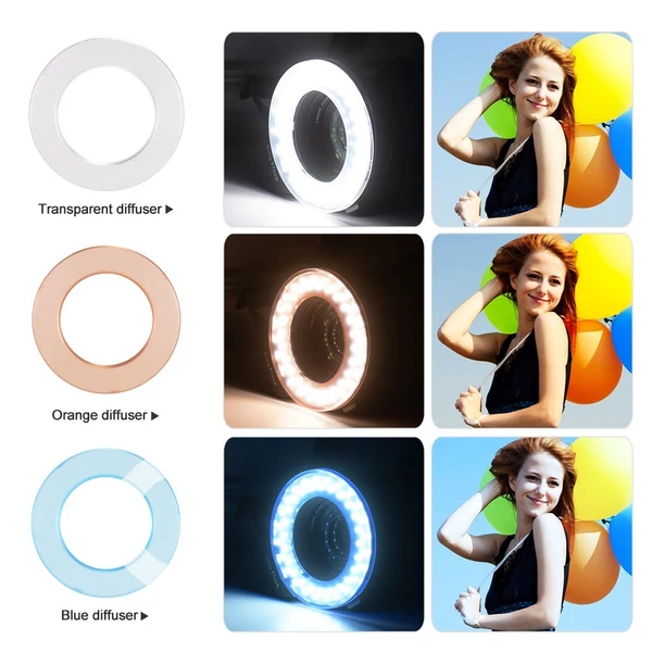 HD-130 makró LED gyűrűs vaku