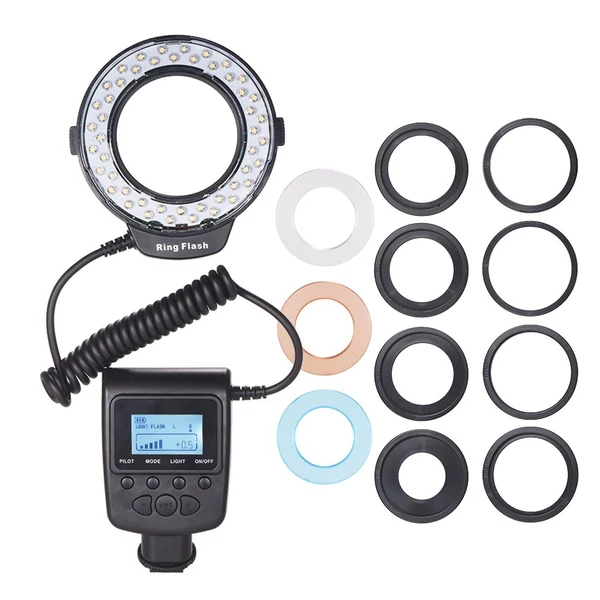HD-130 makró LED gyűrűs vaku