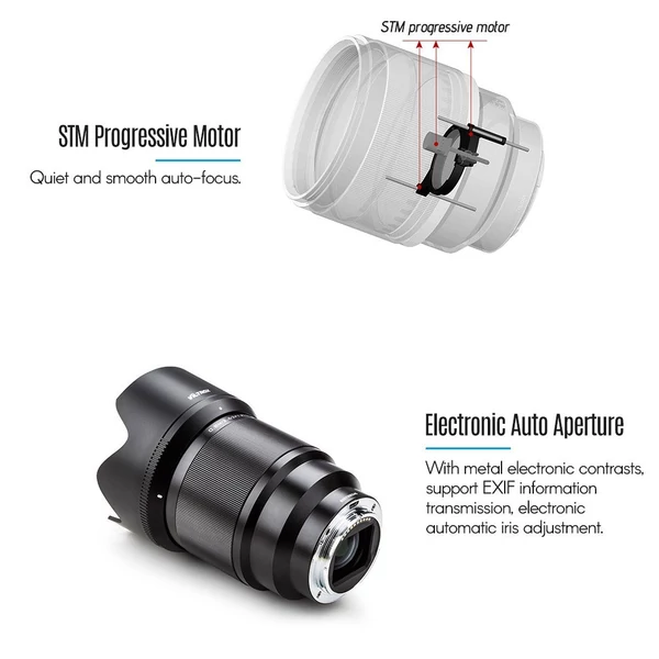 Viltrox 85mm F1.8 STM Professional Teljes keretes, Sony E-mount fényképezőgép, Prime objektív