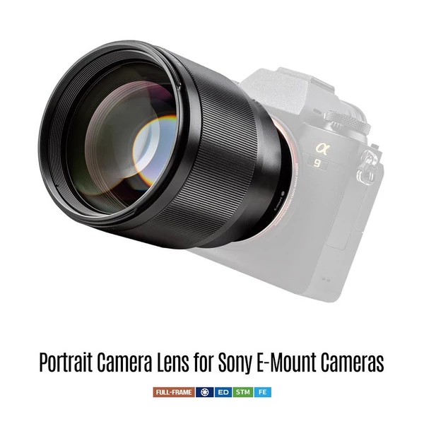 Viltrox 85mm F1.8 STM Professional Teljes keretes, Sony E-mount fényképezőgép, Prime objektív