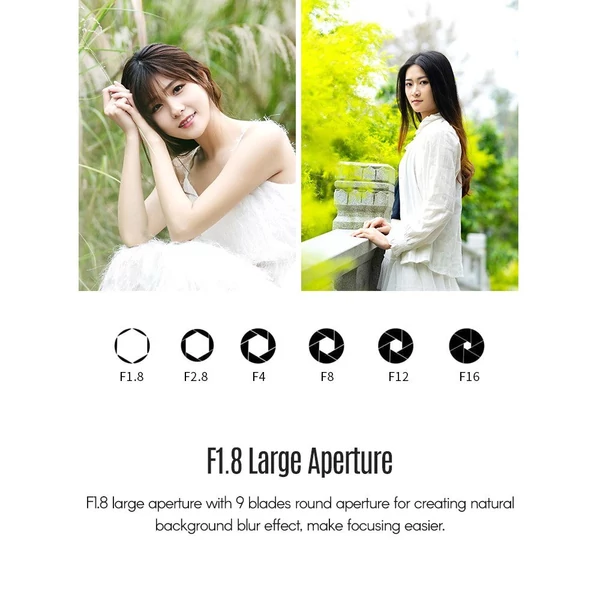 Viltrox 85mm F1.8 STM Professional Teljes keretes, Sony E-mount fényképezőgép, Prime objektív