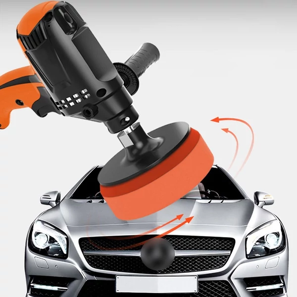 980 W-os többfunkciós, hat fokozatú, állítható sebességű autós elektromos polírozó / gyantázógép