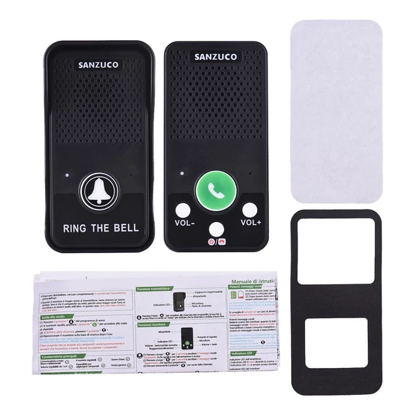 Vezeték nélküli kaputelefon, intelligens kaputelefon csengő, valós idejű, kétirányú kommunikáció