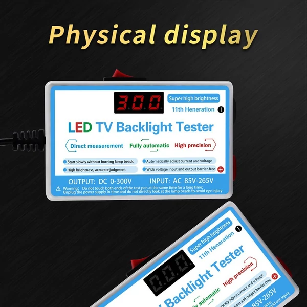 LED lámpa, TV háttérvilágítás teszter, többcélú LED szalagok, gyöngy teszt eszköz