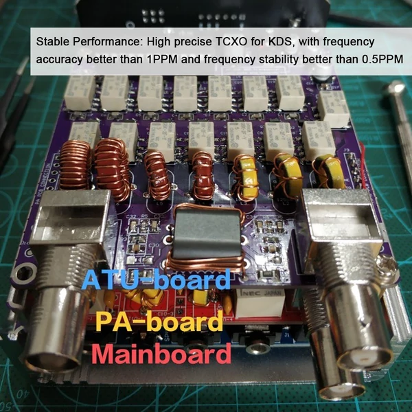 uSOTA-ATU USDX HF QRP SDR adó-vevő