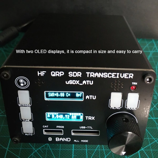 uSOTA-ATU USDX HF QRP SDR adó-vevő