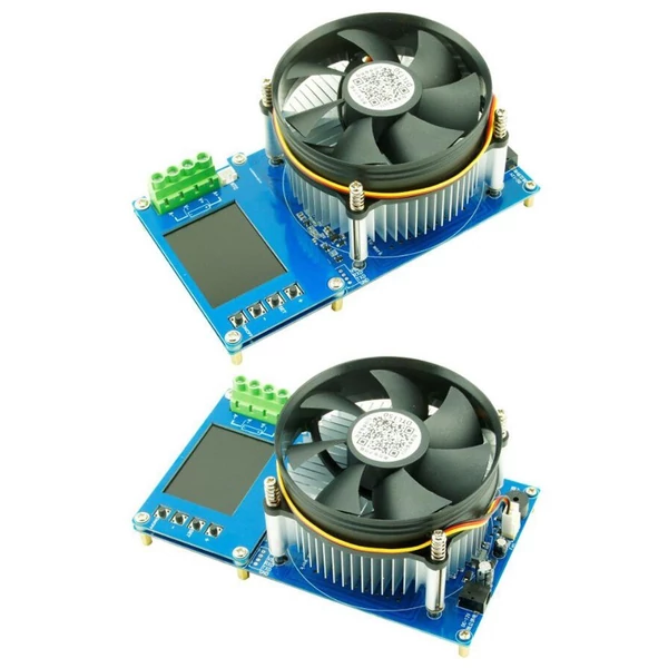 150 W 20A állítható állandó áramú elektronikus terhelés, 2,4 hüvelykes TFT színes kijelzővel