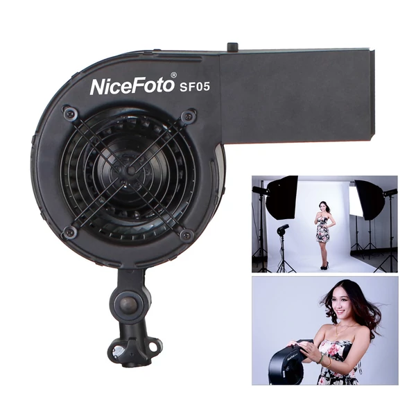 NiceFoto SF05 Stúdió fotózás szél, hajfúvó, ventilátor