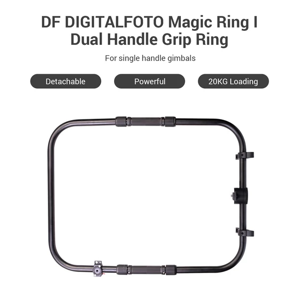 DF DIGITALFOTO Magic Ring I professzionális stabilizátor, kettős markolatú markolatgyűrű