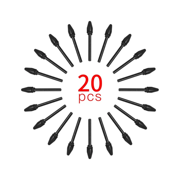 BOSTO cseretollhegyek, minden BOSTO grafikus monitorral kompatibilis - Fekete, 20db