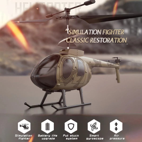 2,4 GHz-es RC helikopter giroszkóp stabilizálással - 3 akkumulátor