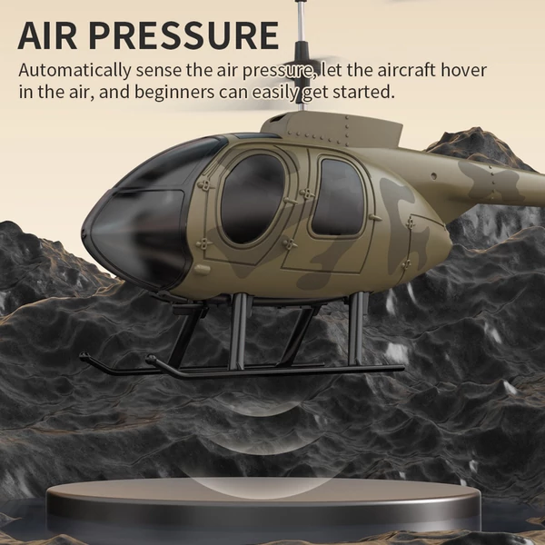 2,4 GHz-es RC helikopter giroszkóp stabilizálással - 3 akkumulátor