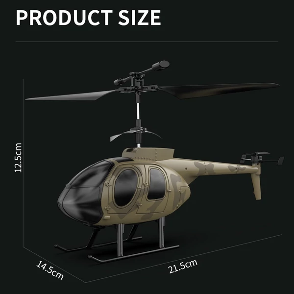 2,4 GHz-es RC helikopter giroszkóp stabilizálással - 3 akkumulátor
