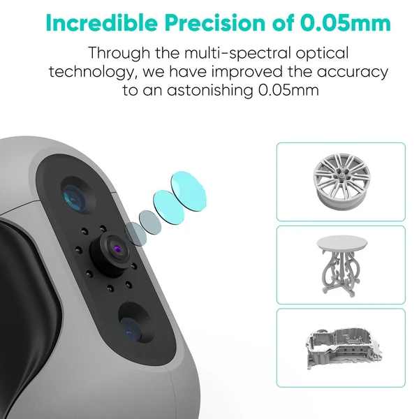 3DMakerpro Mole kézi 3D szkenner 3D nyomtatóhoz (luxus verzió)