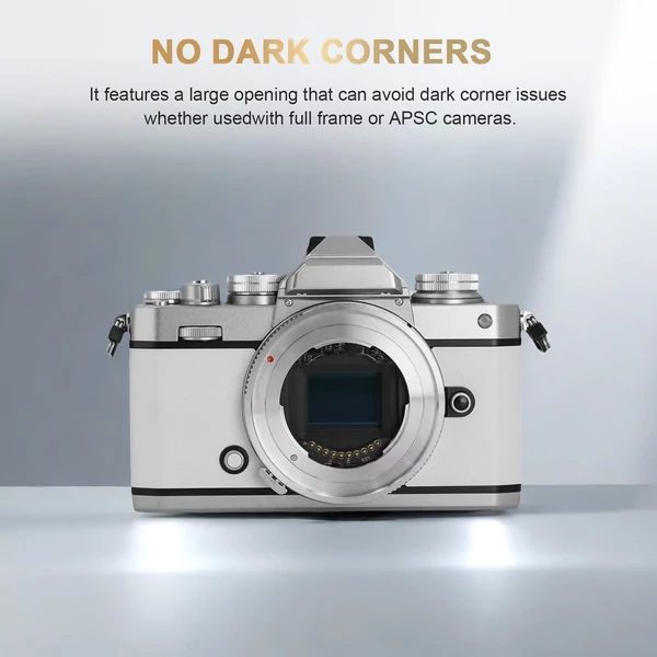 Fém objektív adapter gyűrű: Sony E-bajonett Nikon Z-hez - Automata fókusz, Z30-Z9 kompatibilis