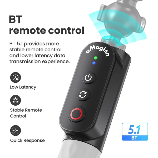 aMagisn víz alatti szelfibot – 10M vízálló, távirányítóval, 100cm-re kihúzható, Insta360 X4/X3/X2/GO 3s/GO 3 kompatibilis