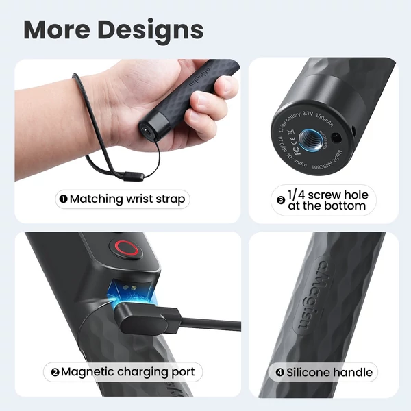 aMagisn víz alatti szelfibot – 10M vízálló, távirányítóval, 100cm-re kihúzható, Insta360 X4/X3/X2/GO 3s/GO 3 kompatibilis