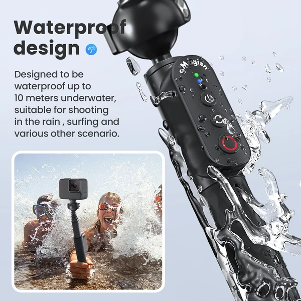 aMagisn víz alatti szelfibot – 10M vízálló, távirányítóval, 100cm-re kihúzható, Insta360 X4/X3/X2/GO 3s/GO 3 kompatibilis
