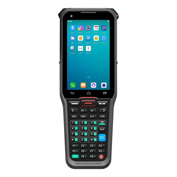 Android 10.0 1D/2D/QR vonalkódolvasó kézi PDA Honeywell 2D szkennerrel, Wi-Fi, 4G, 4" érintőképernyő raktárhoz és logisztikához - 1-es típus