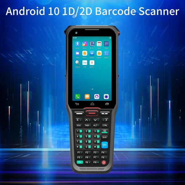 Android 10.0 1D/2D/QR vonalkódolvasó kézi PDA Honeywell 2D szkennerrel, Wi-Fi, 4G, 4" érintőképernyő raktárhoz és logisztikához - 2-es típus