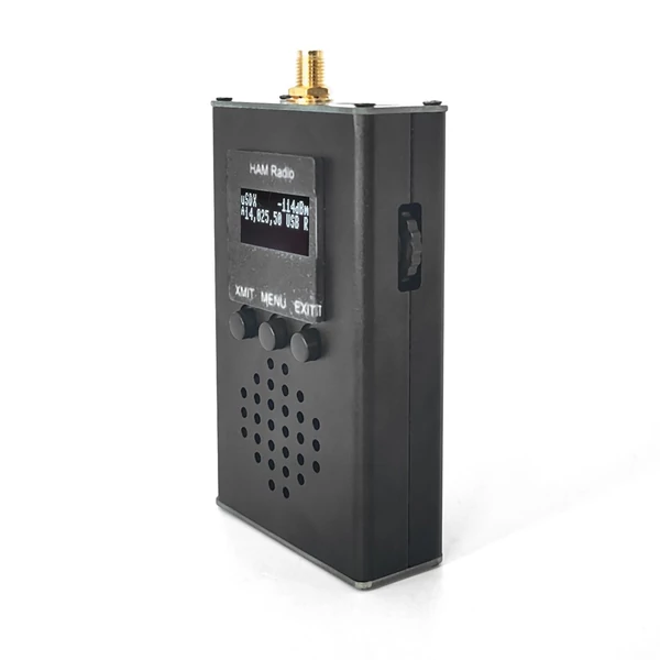 0,5MHz~30MHz uSDX Hordozható Kézi Adóvevő CW AM SSB Tri-Band Mini Rádióamatőr Rövidhullámú Adóvevő 15 20 40M QRP