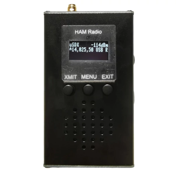 0,5MHz~30MHz uSDX Hordozható Kézi Adóvevő CW AM SSB Tri-Band Mini Rádióamatőr Rövidhullámú Adóvevő 15 20 40M QRP