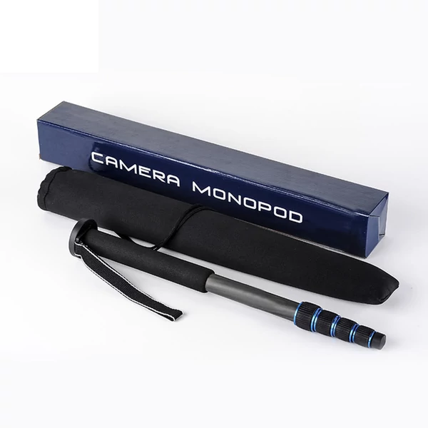Teleszkópos karbon monopod (5 szekciós) - Könnyű, DSLR fényképezéshez, túrázáshoz