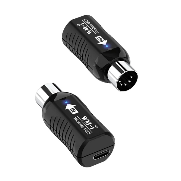 WM-i Vezeték nélküli MIDI Adapter - Gitárhoz, billentyűsökhöz, fúvós hangszerekhez - Alacsony késleltetés