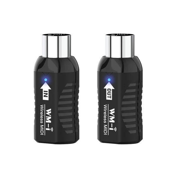 WM-i Vezeték nélküli MIDI Adapter - Gitárhoz, billentyűsökhöz, fúvós hangszerekhez - Alacsony késleltetés