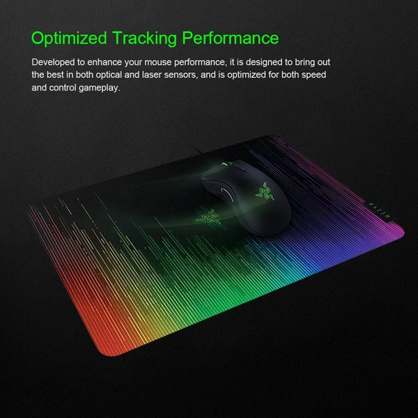 Razer Sphex V2 Mini gamer egérpad - Ultravékony, polikarbonát bevonatú, csúszásgátló felület optikai és lézeres egerekhez